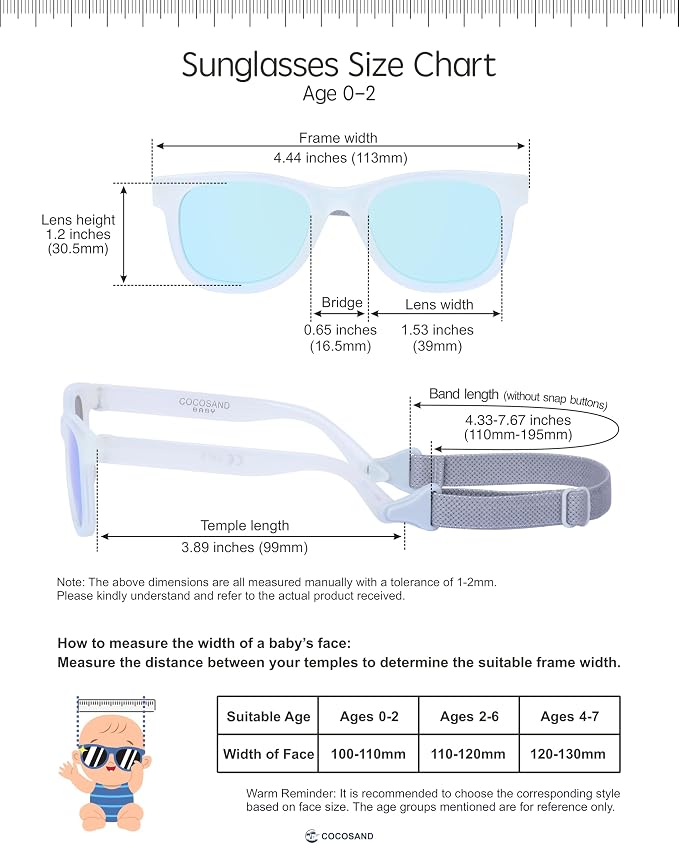 COCOSAND Flexible Baby Sunglasses - Image 5