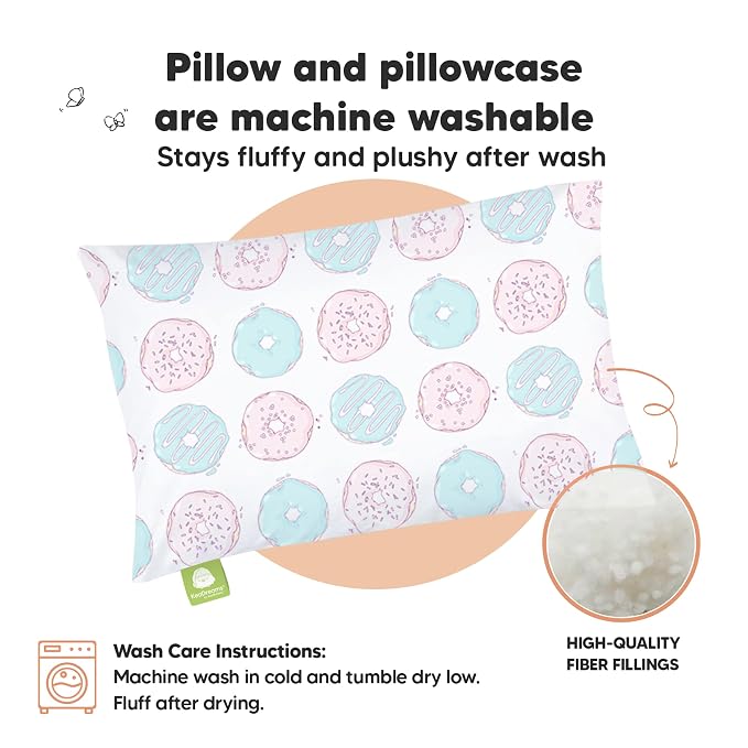 Toddler Pillow with Pillowcase - Image 4