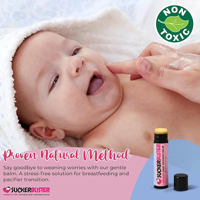 SUCKERBUSTER Baby Breastfeeding Weaning Balm Stick - 10oz - Image 5