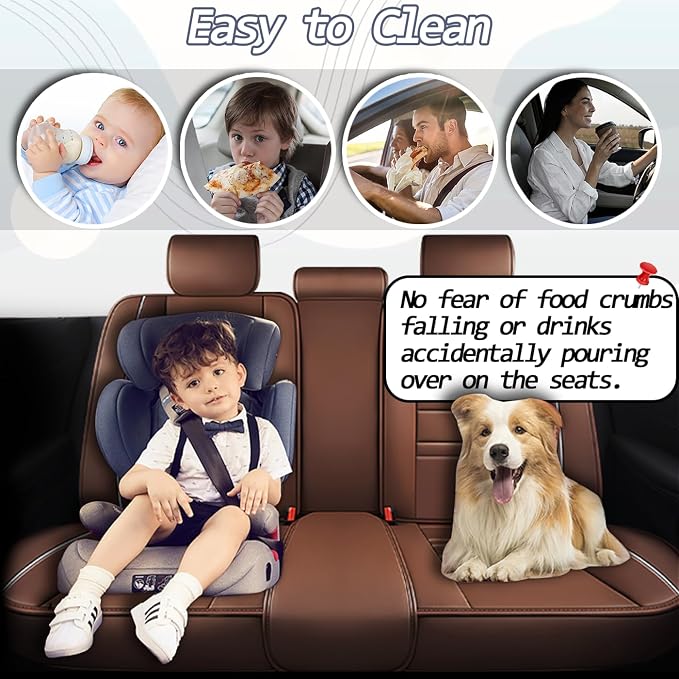 Seat Covers for Malibu 2004-2025 | 5-Seats Leather Seat Covers - Image 7