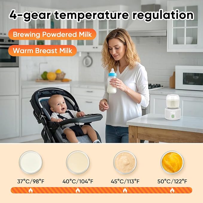 Baby Bottle Warmer, Maypott Portable 3 Minutes Fast Milk Warmer - Image 4