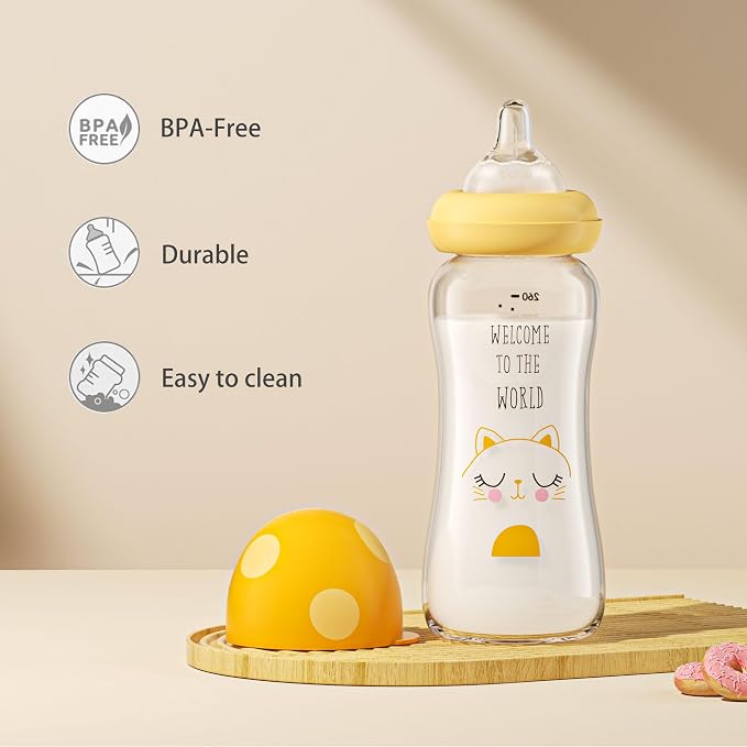 YOHKOH Natural Glass Baby Bottle - Image 6