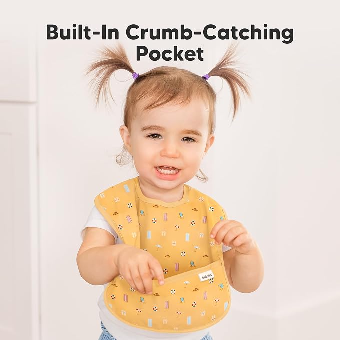 3-Pack Waterproof Baby Bibs for Eating - Image 5