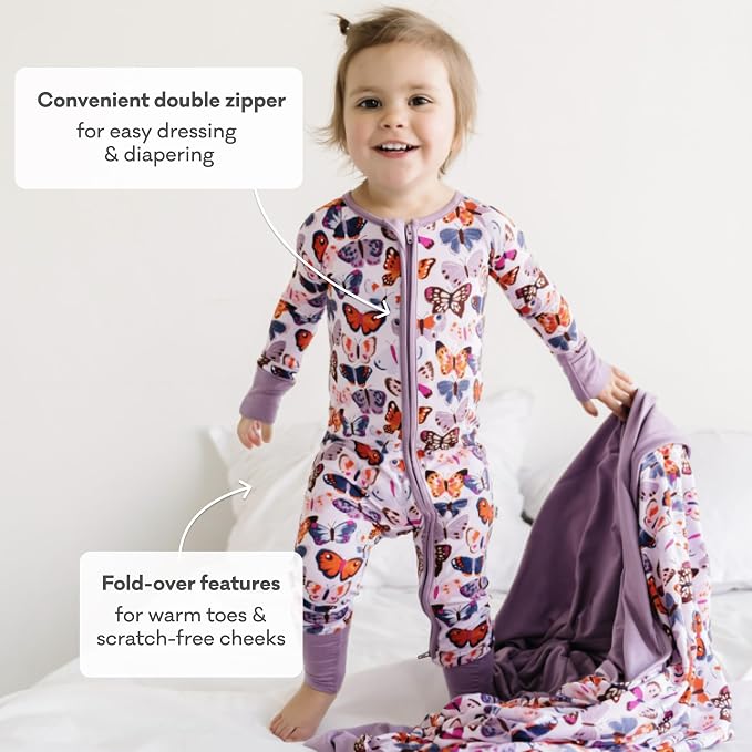 Little Sleepies Pajamas for Baby Boys & Girls, Viscose from Bamboo Baby Pajamas - Image 4