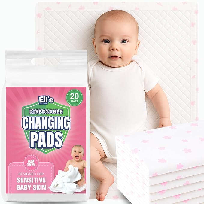 Eli with Love Disposable Baby Changing Pads by EliwithLove