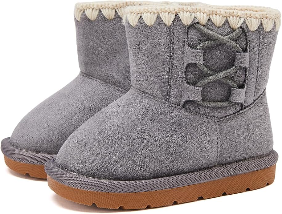 BMCiTYBM Girls Boys Snow Boots Warm Winter Fur Lined Baby Shoes - Image 3