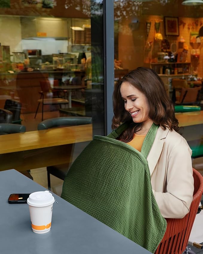 Blissful Diary Muslin Nursing Cover - Image 3