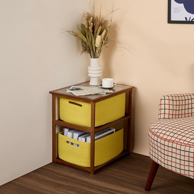 Large Storage Baskets for Shelves, Closet Organizers Bins for Clothes Blanket - Image 8