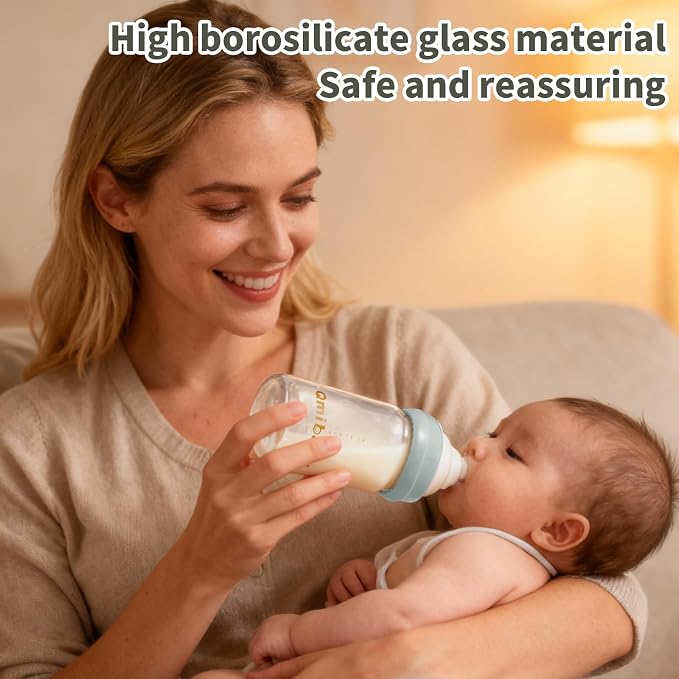 Breast Milk Storage Bottles 180ml 6oz BPA-Free Leak-Proof Baby Bottle - Image 7