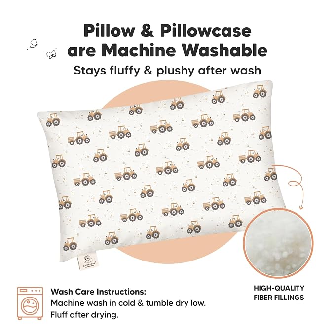 Toddler Pillow with Pillowcase - Image 4