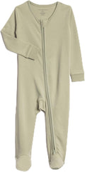 Colored Organics Baby Zip-Up Footed Sleeper by ColoredOrganics