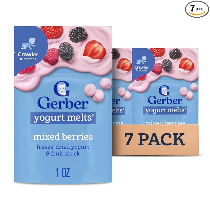 Gerber Baby Snacks Yogurt Melts, Mixed Berries, 1 Ounce by Gerber