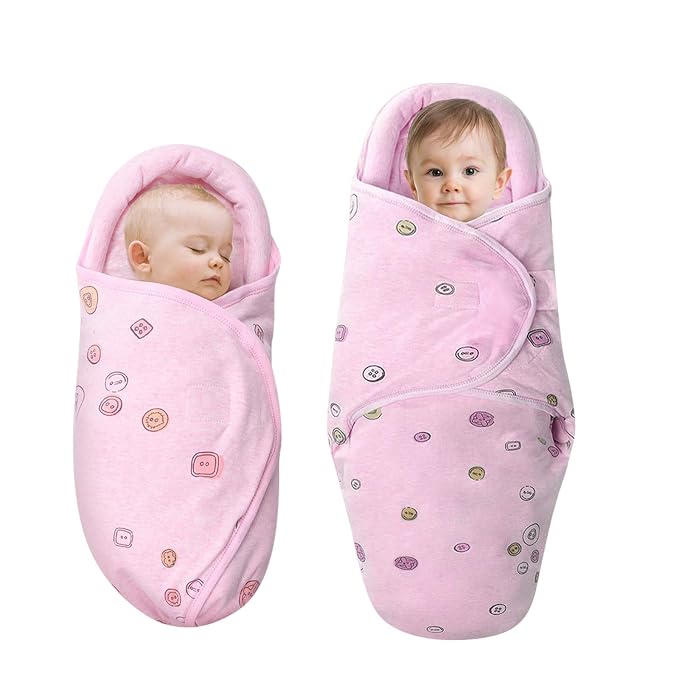 Premium Soft Cotton Baby Swaddle Blankets, Baby Blanket Wrap by Knirose