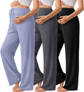 3 Pack Maternity Pants for Women Over The Belly Lounge Work Pregnancy Pants by Sweetyweee