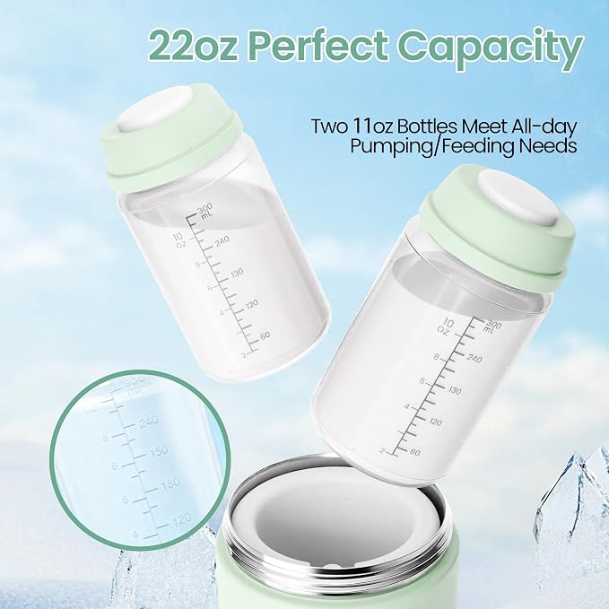 Pinkart 22oz Breast Milk Cooler Bottle, 360° Cooling - Image 4