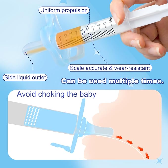 Baby Medicine Dispenser, Baby Medicine Syringe, 0 months and up Baby Pacifiers - Image 3