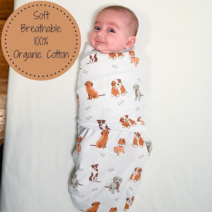 LollyBanks Baby Swaddles, 100% Organic Cotton Swaddles - Image 2