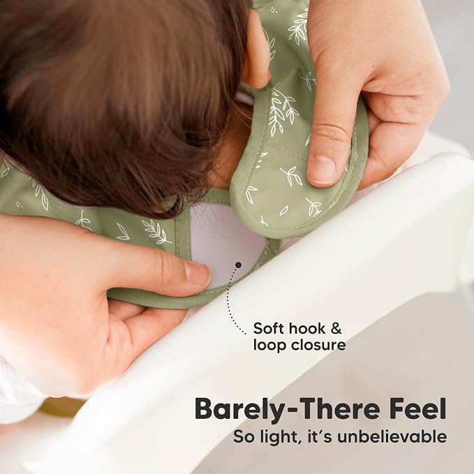 3-Pack Waterproof Baby Bibs for Eating - Image 4
