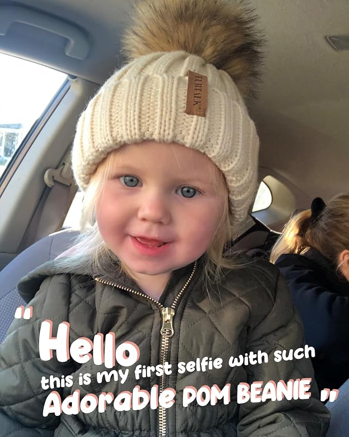 FURTALK Kids Winter Hat Toddler Knitted Beanie - Image 6