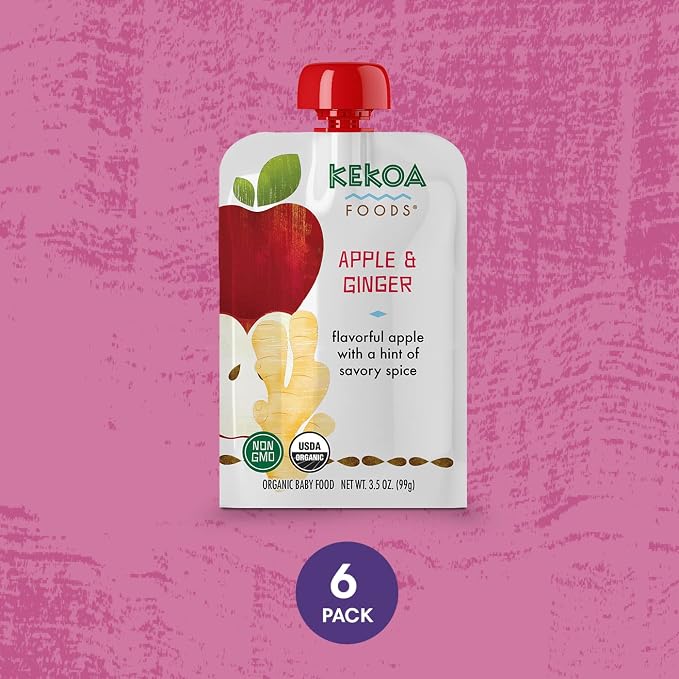 Kekoa Foods 100% USDA Certified-Organic Vegetarian Baby Food Puree Starter - Image 4