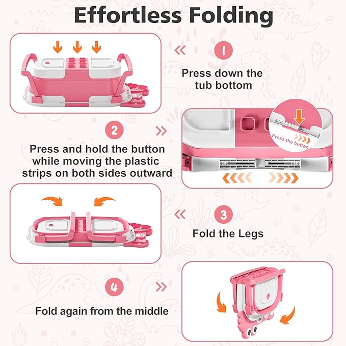 MoreFeel Collapsible Baby Bathtub - Image 4