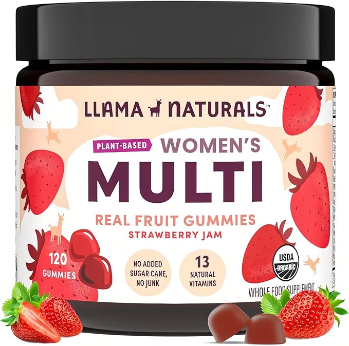 Llama Naturals Multivitamin for Women, Organic Gummies by LlamaNaturals