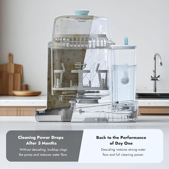 Papablic Descaling Tablets, Papablic Bottle Washer, Sterilizer & Formula Maker - Image 3