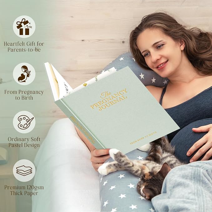 Lanpn My Pregnancy Journal Memory Book - Image 7
