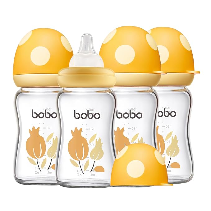 YOHKOH Natural Glass Baby Bottle by Home