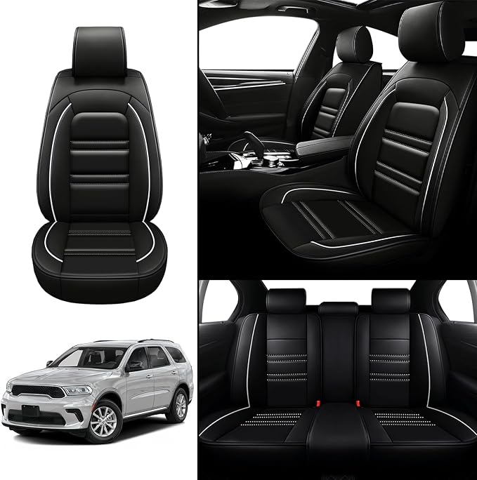 Seat Covers for Dodge Durango 2004-2025 | 5-Seats Leather Seat Covers - Image 2