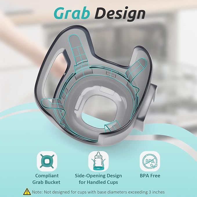 2 PCS Stroller Cup Holder Fits for UPPAbaby Vista/Vista V2/Vista V3/Cruz/Cruz - Image 5