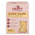 Happy Little Camper Super Saver Diapers, Size 3, Fragrance-Free, Ultra Absorbent by HappyLittleCamper
