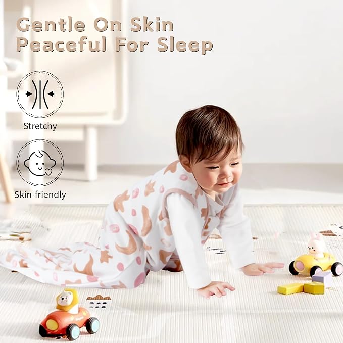 Baby Sleep Sack 0-6 Months, 100% Cotton TOG 0.5 Wearable Blanket - Image 5