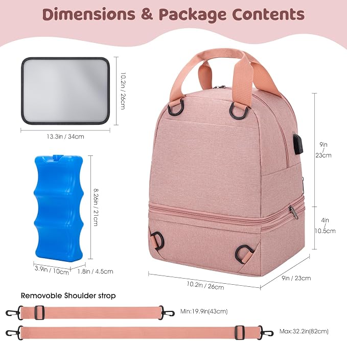 Pump Bag, Breast Pump Carrying Bags - Image 8