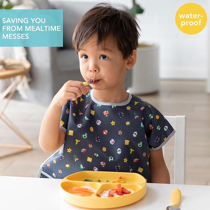 Bumkins Bibs - Toddler Bibs, Waterproof, Large - Image 2
