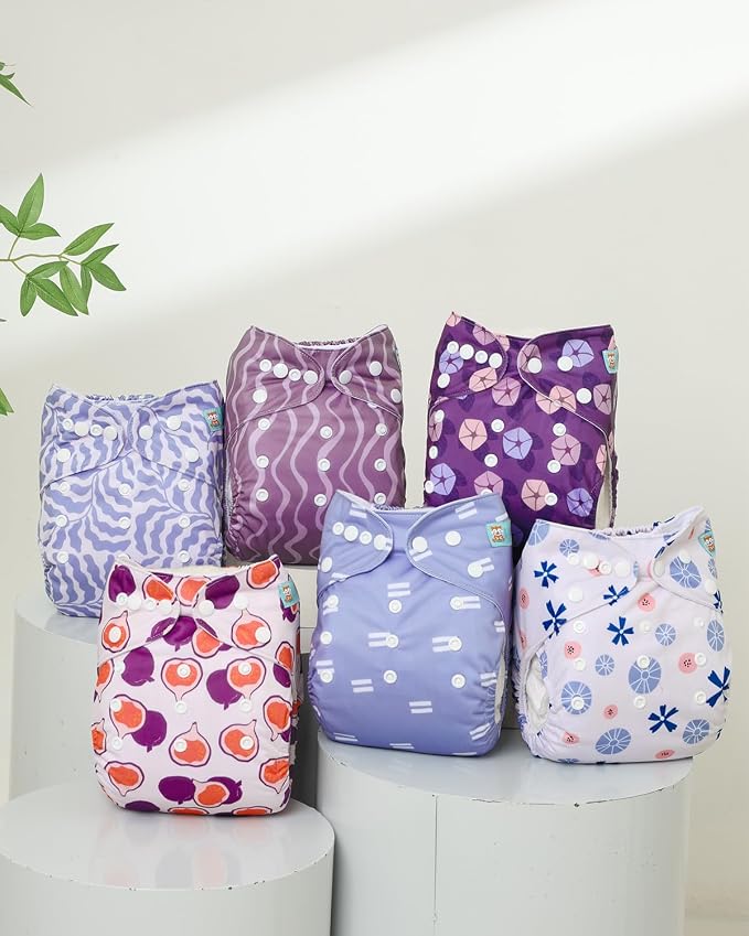 ALVABABY Baby Cloth Diaper 6 Pack - Image 8