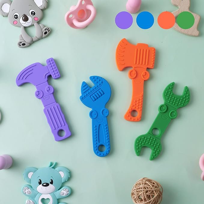 TYRY.HU Baby Teething Toys for Babies, Baby Teether Toys, BPA Free Silicone - Image 6
