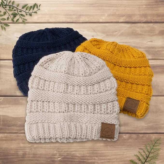 KeaBabies 3-Pack Baby Beanies for Boys, Girls - Image 9