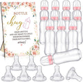 TrelaCo Floral Cool Baby Shower Games Bottle Chug Sign Wooden Floral Gift Sets by TrelaCo