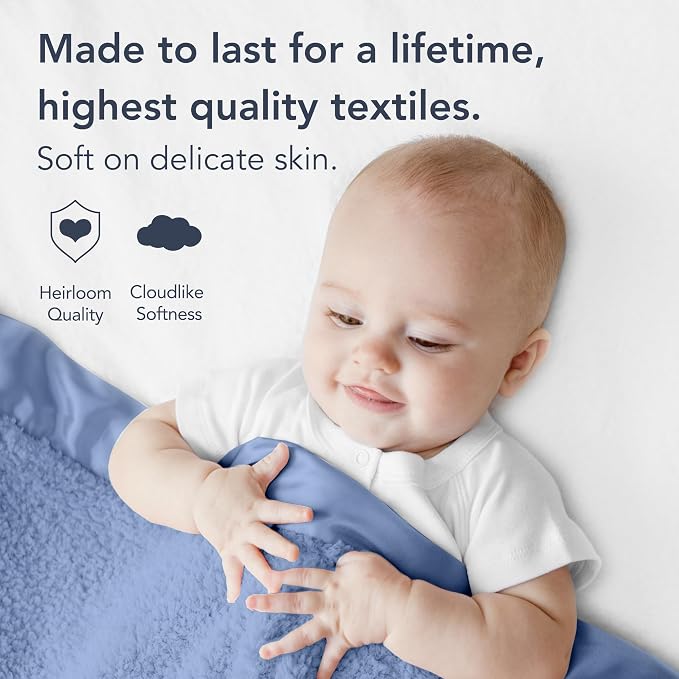 Little Giraffe Chenille Baby Blanket – 29x35” Soft Chenille - Image 2