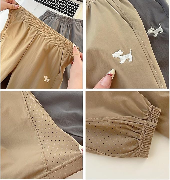 Boys Joggers Pants Youth Quick-Dry Lightweight Athletic Hiking Gym School Pants - Image 4