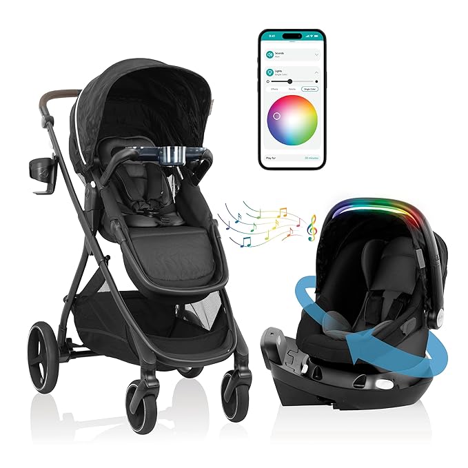 Evenflo Shyft Intuiti+ Travel System Featuring Revolve180 LiteMax™ NXT Rotating - Image 2