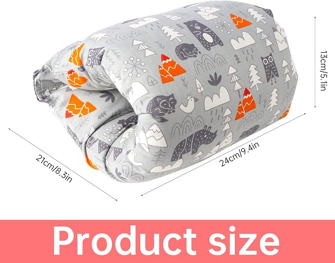 Cozy Cradle Pillow, Baby Feeding Arm Pillow, Soft Cotton Bottle Nursing Arm - Image 3