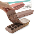 Silicone Freezer Trays with Lid, 0.7oz 12 Section-Leak Proof Silicone Freezer by FIRGI-FirstGift