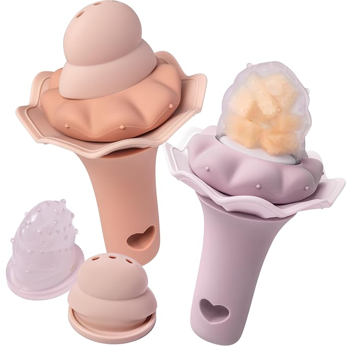 Moonkie Baby Fruit Feeder, BPA Free Silicone Food Feeder by Moonkie