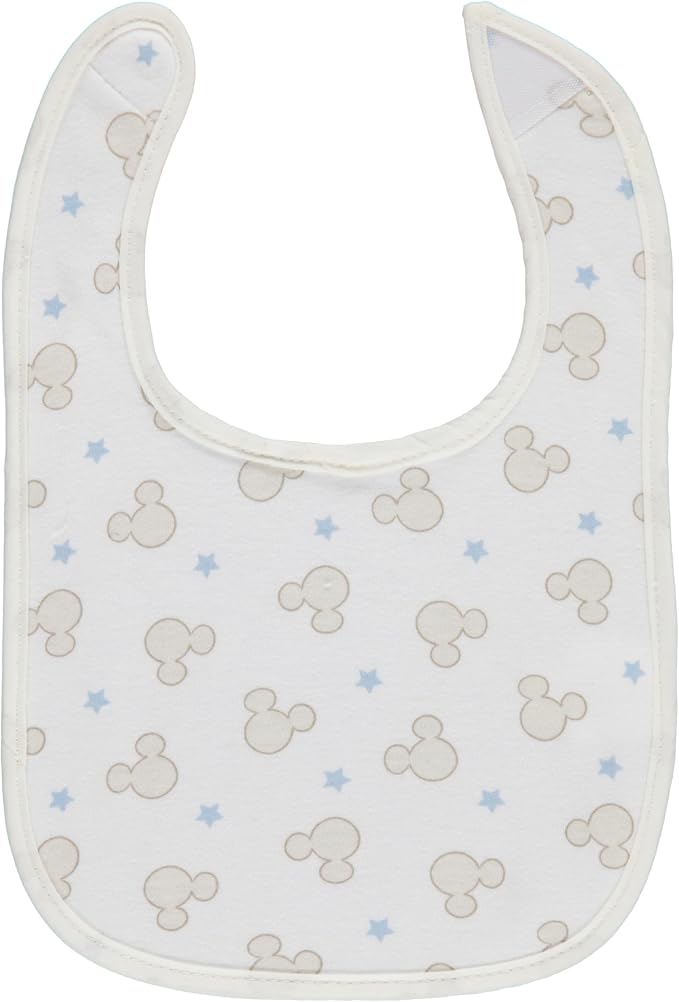Disney 10-Pack Mickey Mouse Baby Bibs – Ten Soft, and Adjustable Cotton Bibs - Image 4
