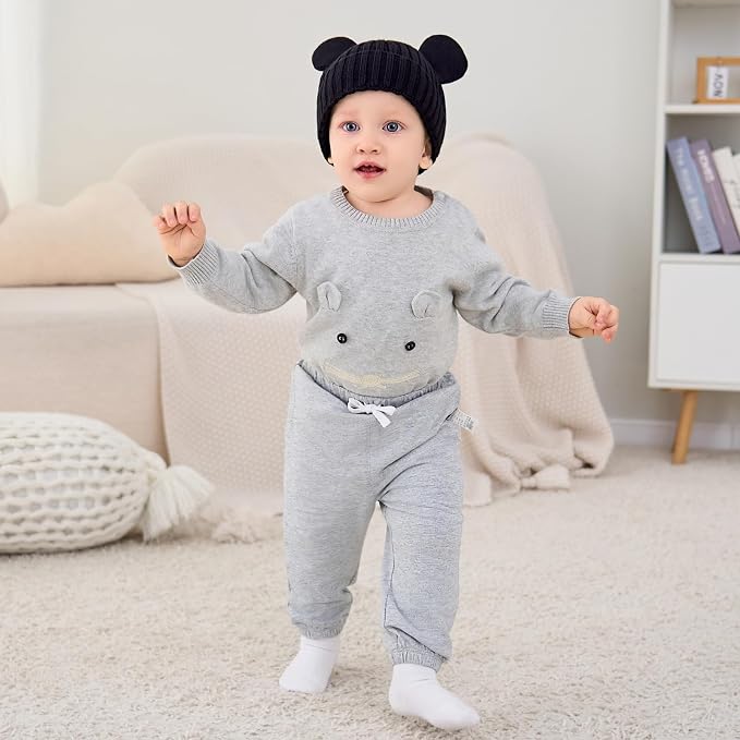 Toddler Boy Winter Beanie Baby Knit Hat Warm Girl Beanies Newborn Cute Hats - Image 5