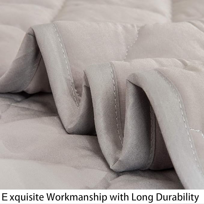 NTBAY Down Alternative Oversized Toddler Comforter, Super Soft and Warm Solid - Image 3