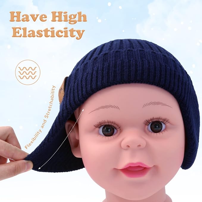 POXIMI Baby Boy Winter Hat Toddler Warm Beanie Girl Knit Hats - Image 2