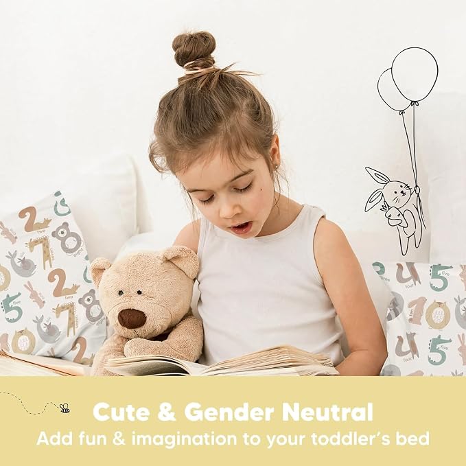 KeaBabies Toddler Pillow with Pillowcase, Jumbo 14X20 - Image 9